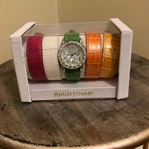 Interchangeable bands with watch